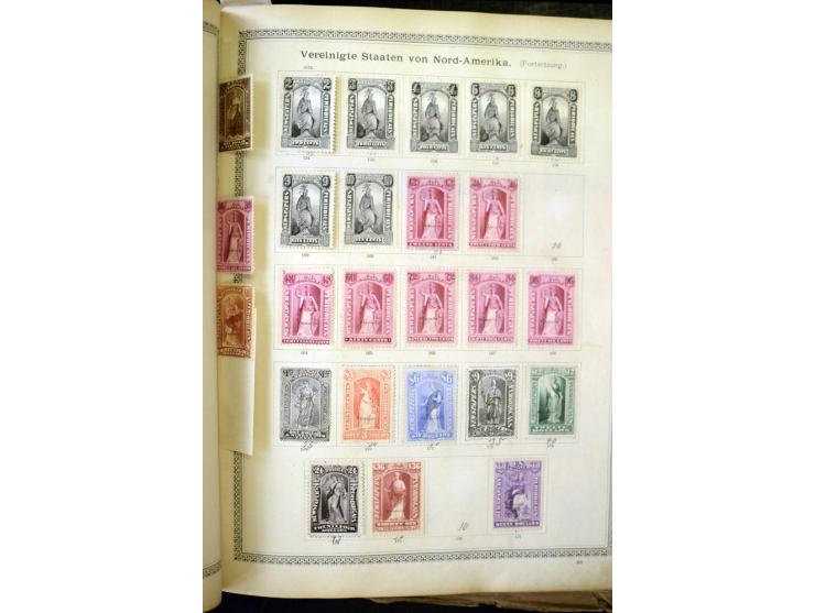 1840/1910, interessante alte Sammlung, dabei Deutsches Reich mit gutem Brustschildteil, Altdeutschland mit vielen besseren We