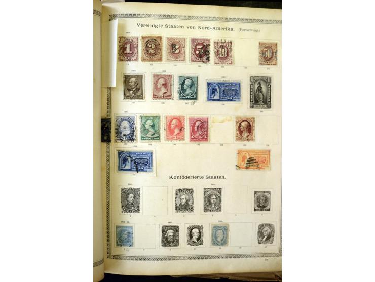 1840/1910, interessante alte Sammlung, dabei Deutsches Reich mit gutem Brustschildteil, Altdeutschland mit vielen besseren We
