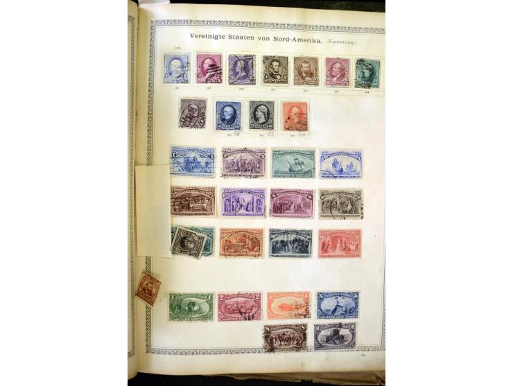 1840/1910, interessante alte Sammlung, dabei Deutsches Reich mit gutem Brustschildteil, Altdeutschland mit vielen besseren We