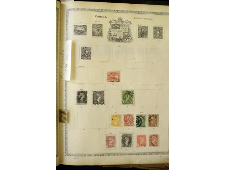 1840/1910, interessante alte Sammlung, dabei Deutsches Reich mit gutem Brustschildteil, Altdeutschland mit vielen besseren We