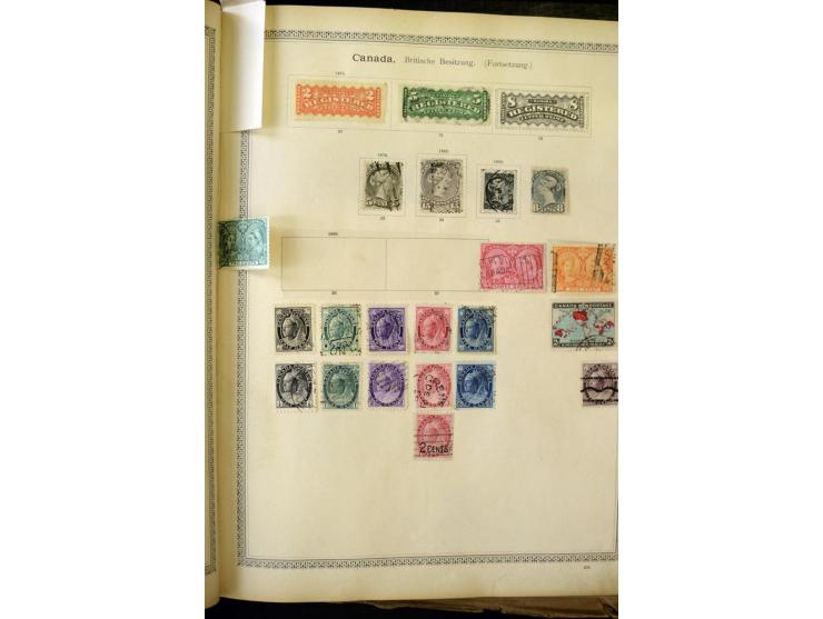 1840/1910, interessante alte Sammlung, dabei Deutsches Reich mit gutem Brustschildteil, Altdeutschland mit vielen besseren We