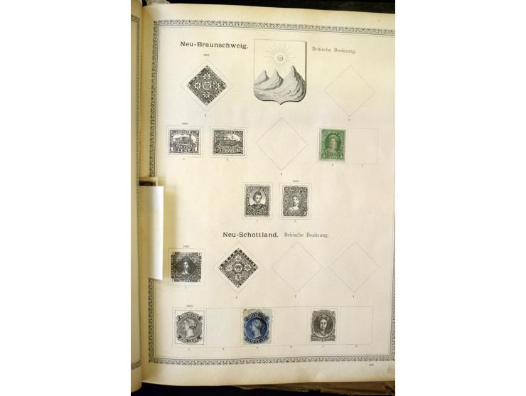 1840/1910, interessante alte Sammlung, dabei Deutsches Reich mit gutem Brustschildteil, Altdeutschland mit vielen besseren We