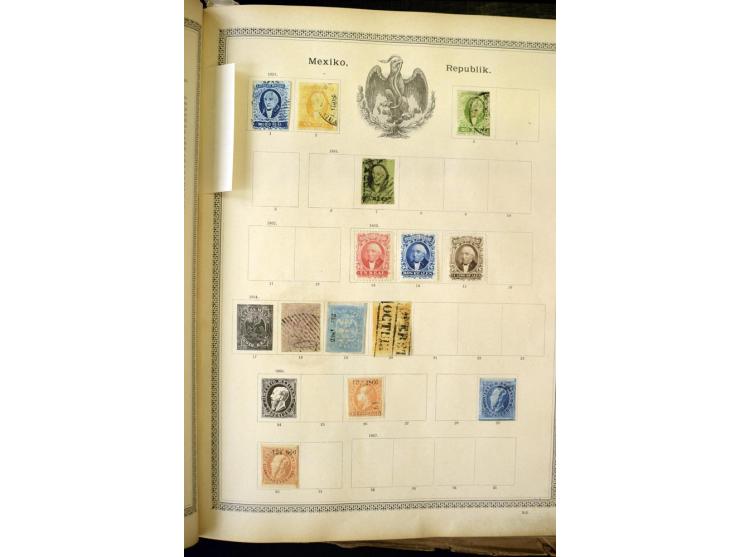 1840/1910, interessante alte Sammlung, dabei Deutsches Reich mit gutem Brustschildteil, Altdeutschland mit vielen besseren We