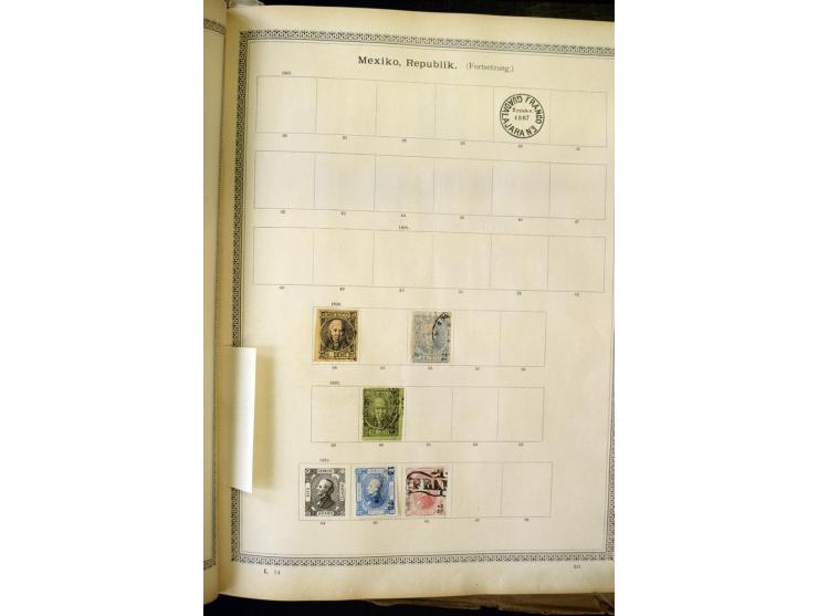 1840/1910, interessante alte Sammlung, dabei Deutsches Reich mit gutem Brustschildteil, Altdeutschland mit vielen besseren We