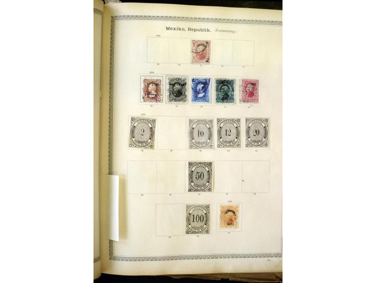 1840/1910, interessante alte Sammlung, dabei Deutsches Reich mit gutem Brustschildteil, Altdeutschland mit vielen besseren We