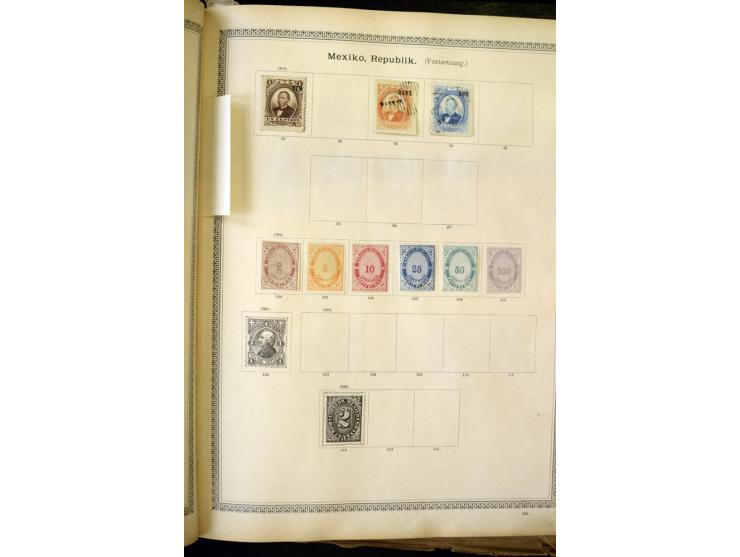 1840/1910, interessante alte Sammlung, dabei Deutsches Reich mit gutem Brustschildteil, Altdeutschland mit vielen besseren We