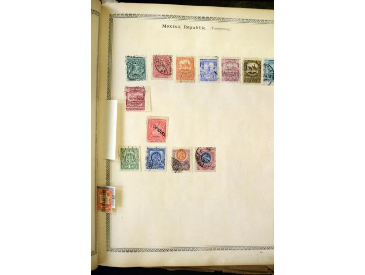 1840/1910, interessante alte Sammlung, dabei Deutsches Reich mit gutem Brustschildteil, Altdeutschland mit vielen besseren We