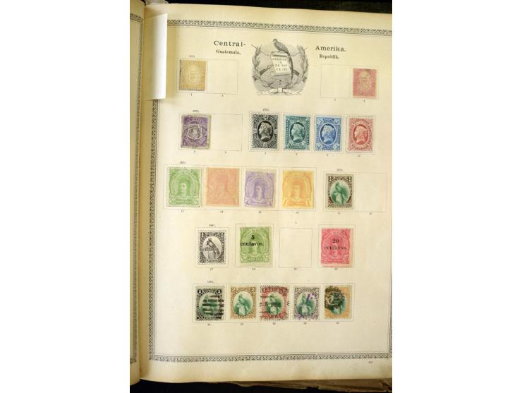 1840/1910, interessante alte Sammlung, dabei Deutsches Reich mit gutem Brustschildteil, Altdeutschland mit vielen besseren We