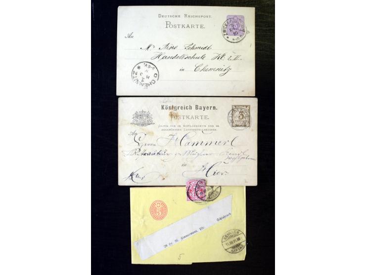 1840/1910, interessante alte Sammlung, dabei Deutsches Reich mit gutem Brustschildteil, Altdeutschland mit vielen besseren We