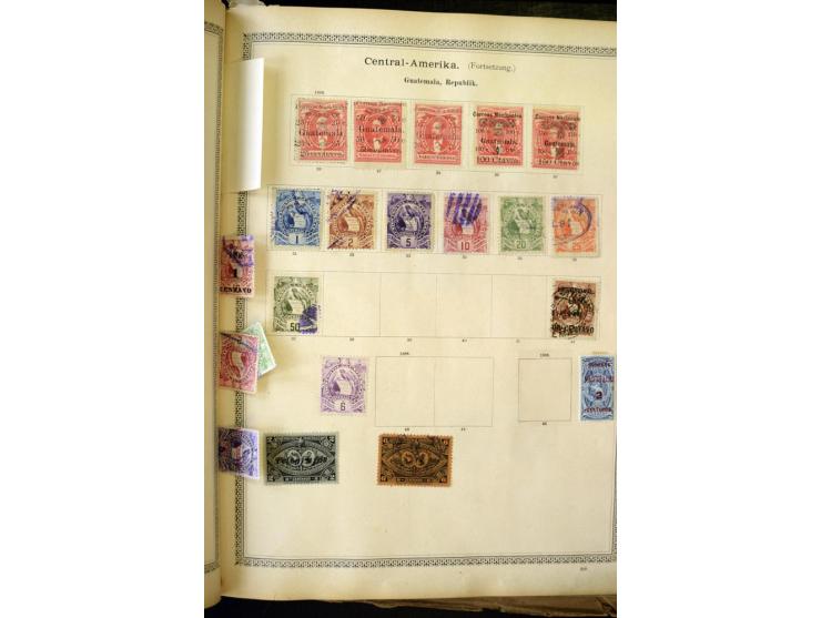 1840/1910, interessante alte Sammlung, dabei Deutsches Reich mit gutem Brustschildteil, Altdeutschland mit vielen besseren We