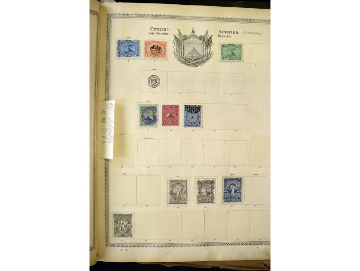 1840/1910, interessante alte Sammlung, dabei Deutsches Reich mit gutem Brustschildteil, Altdeutschland mit vielen besseren We