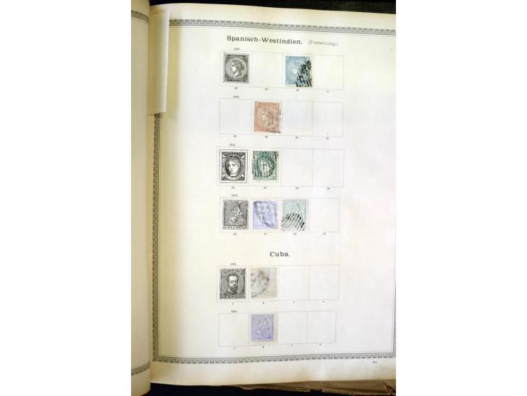1840/1910, interessante alte Sammlung, dabei Deutsches Reich mit gutem Brustschildteil, Altdeutschland mit vielen besseren We