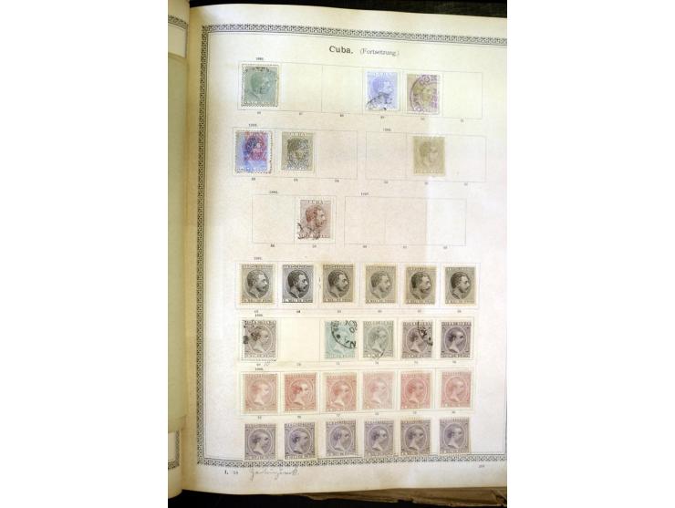 1840/1910, interessante alte Sammlung, dabei Deutsches Reich mit gutem Brustschildteil, Altdeutschland mit vielen besseren We