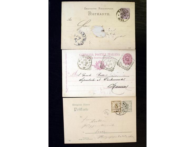 1840/1910, interessante alte Sammlung, dabei Deutsches Reich mit gutem Brustschildteil, Altdeutschland mit vielen besseren We