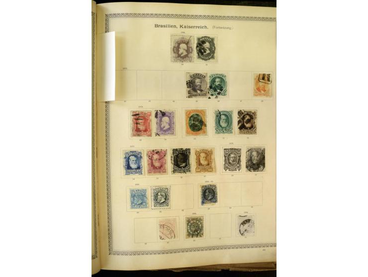 1840/1910, interessante alte Sammlung, dabei Deutsches Reich mit gutem Brustschildteil, Altdeutschland mit vielen besseren We