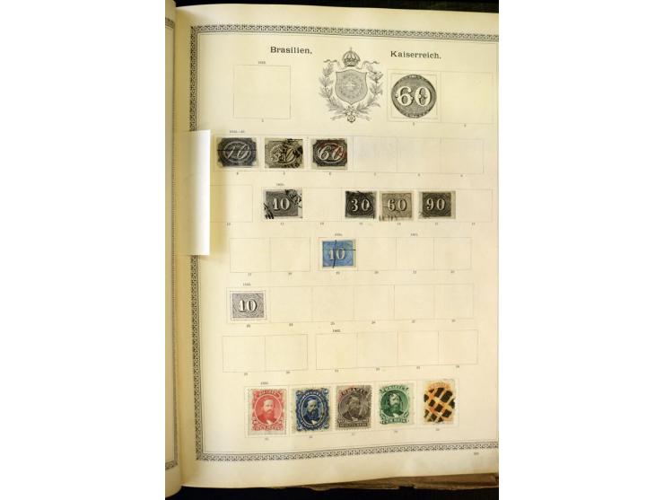 1840/1910, interessante alte Sammlung, dabei Deutsches Reich mit gutem Brustschildteil, Altdeutschland mit vielen besseren We