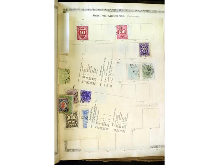 1840/1910, interessante alte Sammlung, dabei Deutsches Reich mit gutem Brustschildteil, Altdeutschland mit vielen besseren We