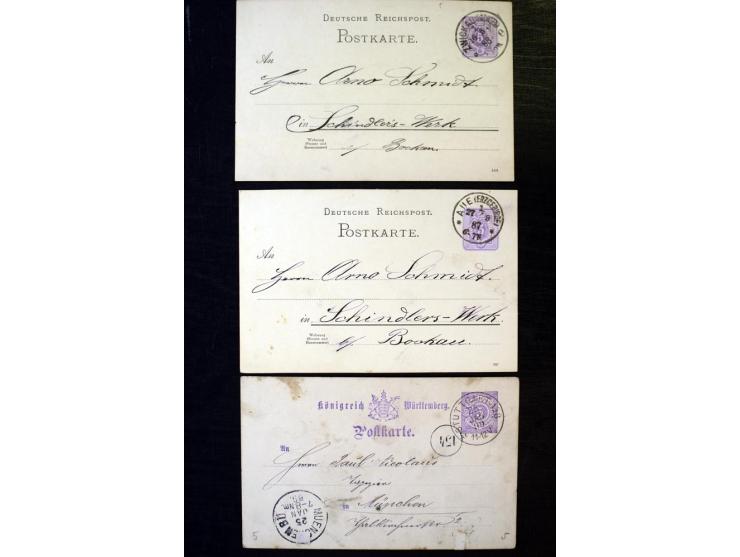 1840/1910, interessante alte Sammlung, dabei Deutsches Reich mit gutem Brustschildteil, Altdeutschland mit vielen besseren We