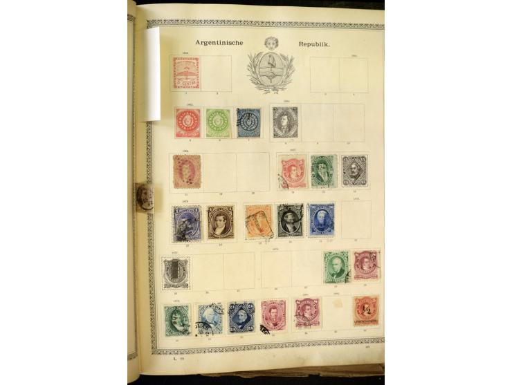 1840/1910, interessante alte Sammlung, dabei Deutsches Reich mit gutem Brustschildteil, Altdeutschland mit vielen besseren We