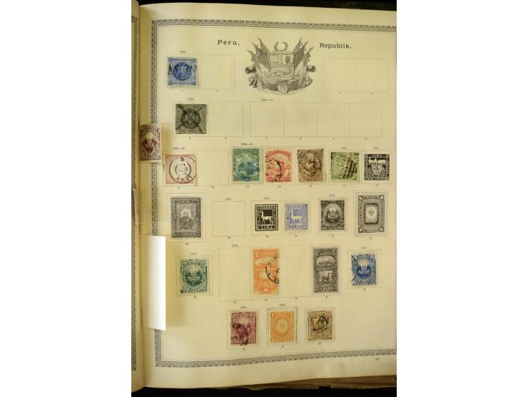 1840/1910, interessante alte Sammlung, dabei Deutsches Reich mit gutem Brustschildteil, Altdeutschland mit vielen besseren We