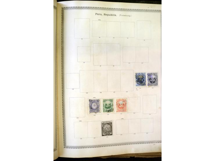 1840/1910, interessante alte Sammlung, dabei Deutsches Reich mit gutem Brustschildteil, Altdeutschland mit vielen besseren We