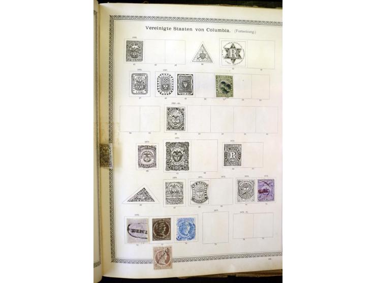 1840/1910, interessante alte Sammlung, dabei Deutsches Reich mit gutem Brustschildteil, Altdeutschland mit vielen besseren We