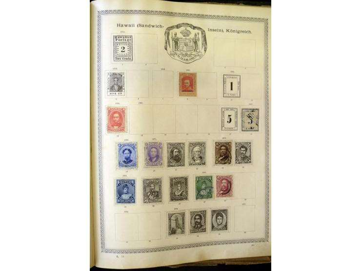 1840/1910, interessante alte Sammlung, dabei Deutsches Reich mit gutem Brustschildteil, Altdeutschland mit vielen besseren We