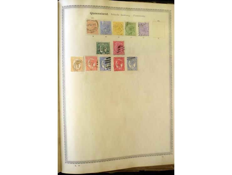 1840/1910, interessante alte Sammlung, dabei Deutsches Reich mit gutem Brustschildteil, Altdeutschland mit vielen besseren We