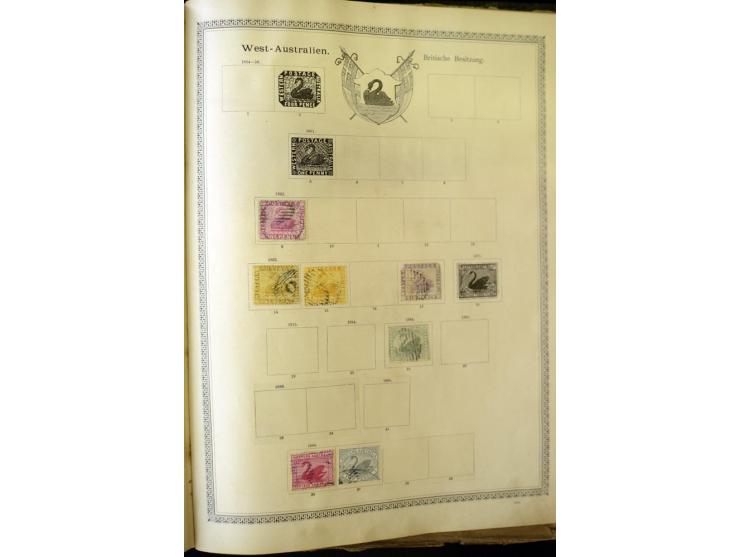 1840/1910, interessante alte Sammlung, dabei Deutsches Reich mit gutem Brustschildteil, Altdeutschland mit vielen besseren We
