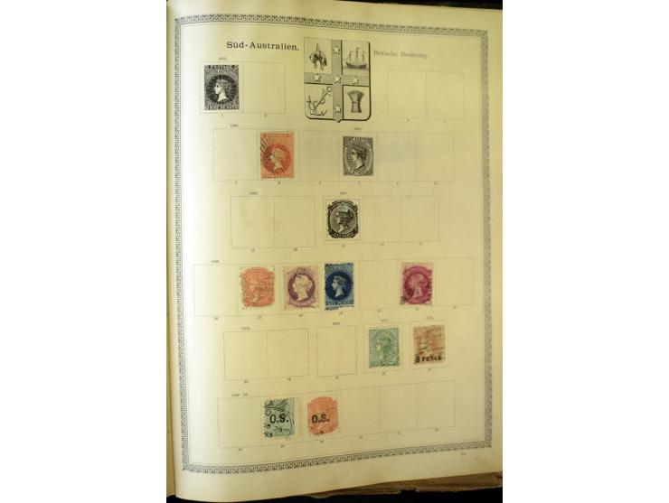 1840/1910, interessante alte Sammlung, dabei Deutsches Reich mit gutem Brustschildteil, Altdeutschland mit vielen besseren We