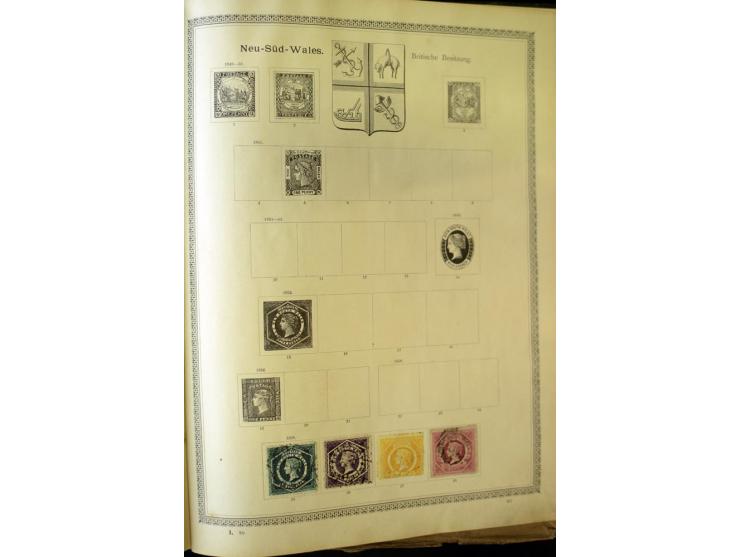 1840/1910, interessante alte Sammlung, dabei Deutsches Reich mit gutem Brustschildteil, Altdeutschland mit vielen besseren We