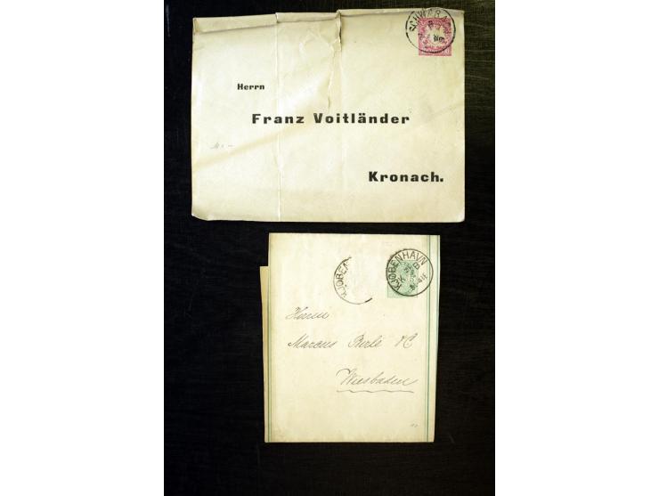 1840/1910, interessante alte Sammlung, dabei Deutsches Reich mit gutem Brustschildteil, Altdeutschland mit vielen besseren We