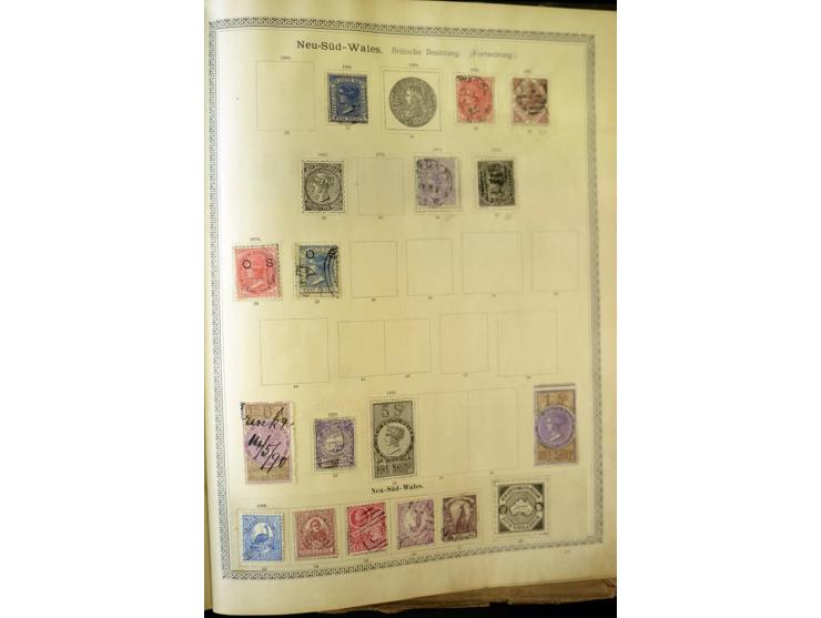 1840/1910, interessante alte Sammlung, dabei Deutsches Reich mit gutem Brustschildteil, Altdeutschland mit vielen besseren We