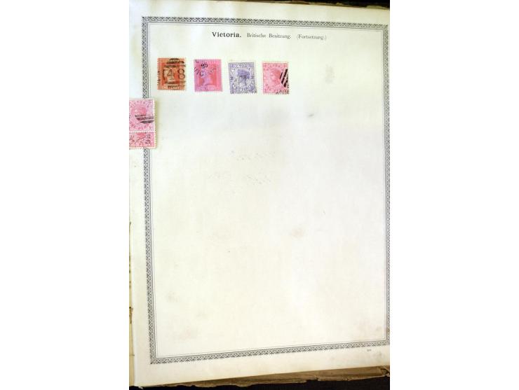 1840/1910, interessante alte Sammlung, dabei Deutsches Reich mit gutem Brustschildteil, Altdeutschland mit vielen besseren We