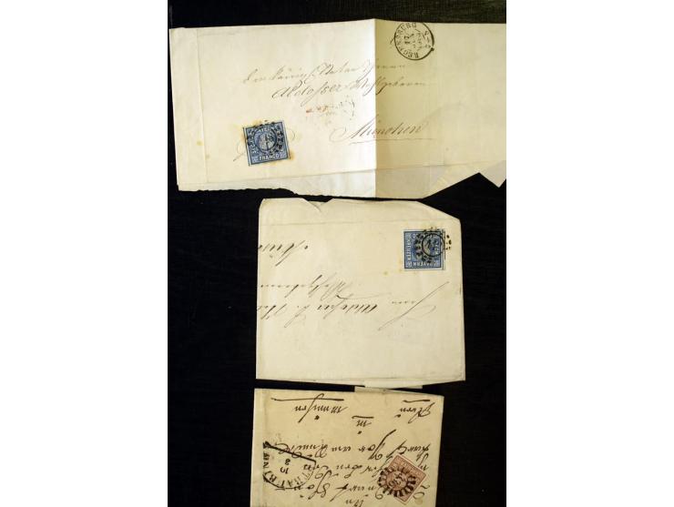 1840/1910, interessante alte Sammlung, dabei Deutsches Reich mit gutem Brustschildteil, Altdeutschland mit vielen besseren We