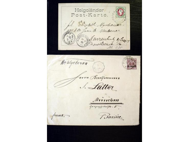 1840/1910, interessante alte Sammlung, dabei Deutsches Reich mit gutem Brustschildteil, Altdeutschland mit vielen besseren We