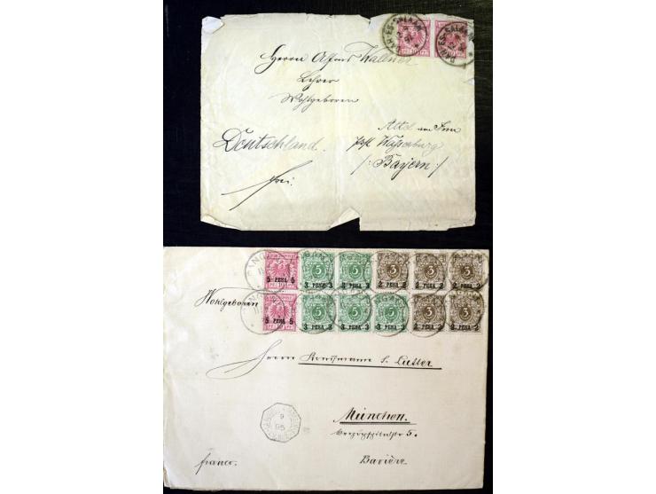 1840/1910, interessante alte Sammlung, dabei Deutsches Reich mit gutem Brustschildteil, Altdeutschland mit vielen besseren We