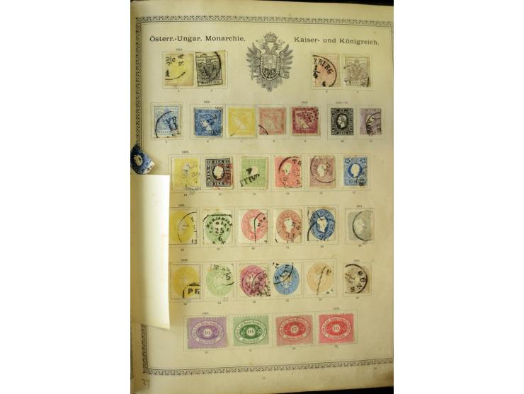 1840/1910, interessante alte Sammlung, dabei Deutsches Reich mit gutem Brustschildteil, Altdeutschland mit vielen besseren We