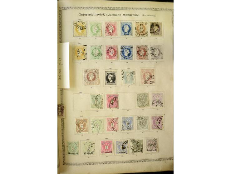 1840/1910, interessante alte Sammlung, dabei Deutsches Reich mit gutem Brustschildteil, Altdeutschland mit vielen besseren We