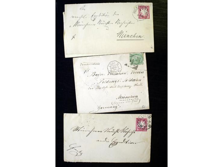 1840/1910, interessante alte Sammlung, dabei Deutsches Reich mit gutem Brustschildteil, Altdeutschland mit vielen besseren We