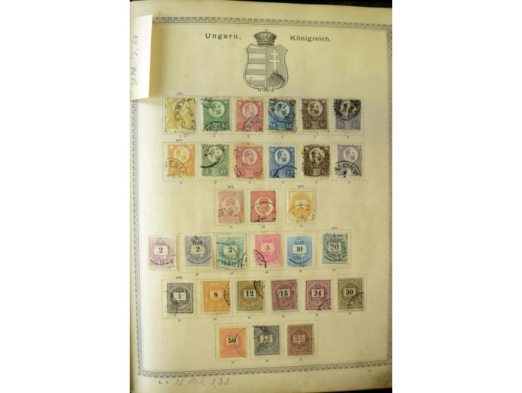 1840/1910, interessante alte Sammlung, dabei Deutsches Reich mit gutem Brustschildteil, Altdeutschland mit vielen besseren We