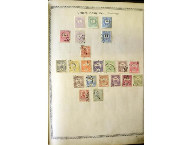 1840/1910, interessante alte Sammlung, dabei Deutsches Reich mit gutem Brustschildteil, Altdeutschland mit vielen besseren We