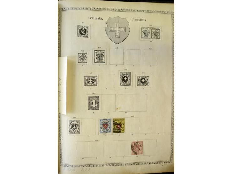 1840/1910, interessante alte Sammlung, dabei Deutsches Reich mit gutem Brustschildteil, Altdeutschland mit vielen besseren We