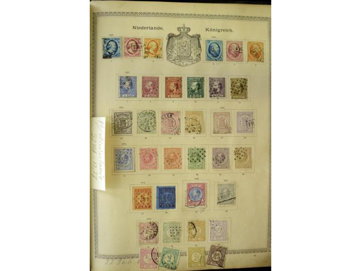 1840/1910, interessante alte Sammlung, dabei Deutsches Reich mit gutem Brustschildteil, Altdeutschland mit vielen besseren We