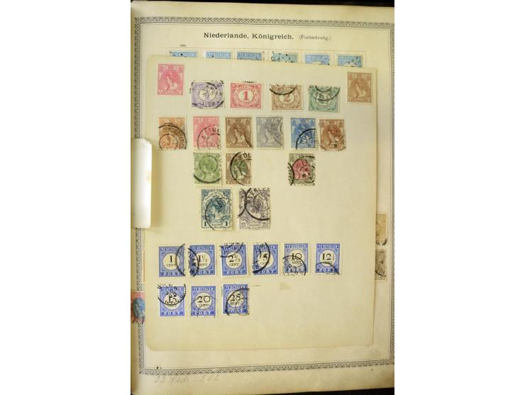1840/1910, interessante alte Sammlung, dabei Deutsches Reich mit gutem Brustschildteil, Altdeutschland mit vielen besseren We