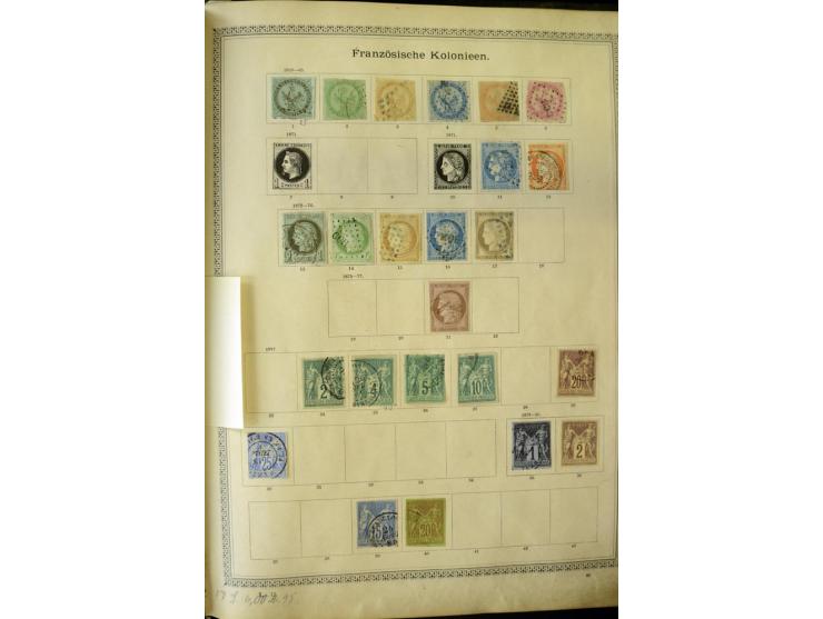1840/1910, interessante alte Sammlung, dabei Deutsches Reich mit gutem Brustschildteil, Altdeutschland mit vielen besseren We