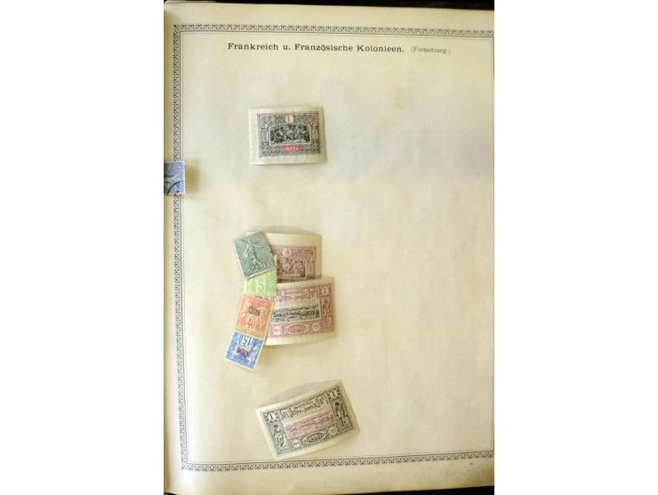 1840/1910, interessante alte Sammlung, dabei Deutsches Reich mit gutem Brustschildteil, Altdeutschland mit vielen besseren We