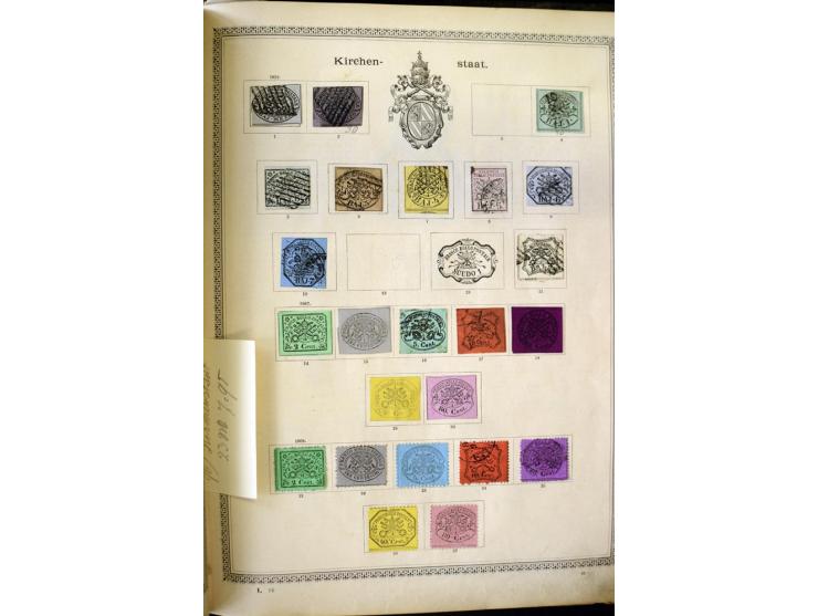 1840/1910, interessante alte Sammlung, dabei Deutsches Reich mit gutem Brustschildteil, Altdeutschland mit vielen besseren We