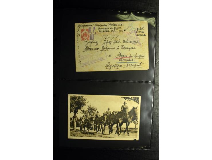 1850/1946 (ca.), über 100 Briefe und Karten mit diversen interessanten Stücken, dabei ILA-Karte, viele Nachporto-Belege, Belg