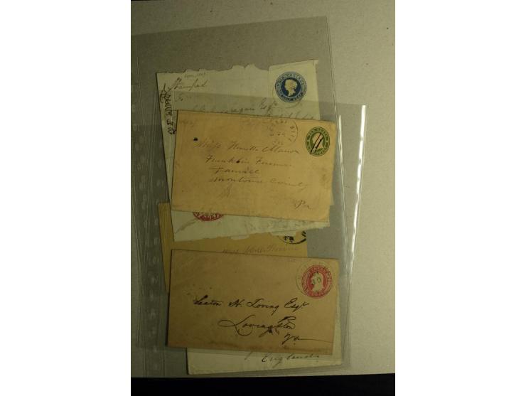 1859/1870, kleine Partie fast 30 Briefen und Ganzachen, dabei Mexiko mit 9 frühen Ausgaben, Peru mit Auslandsfrankatur 1870 u